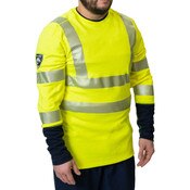Pro Dry FR Dual Hazard Hi-Vis Shirt in Yellow